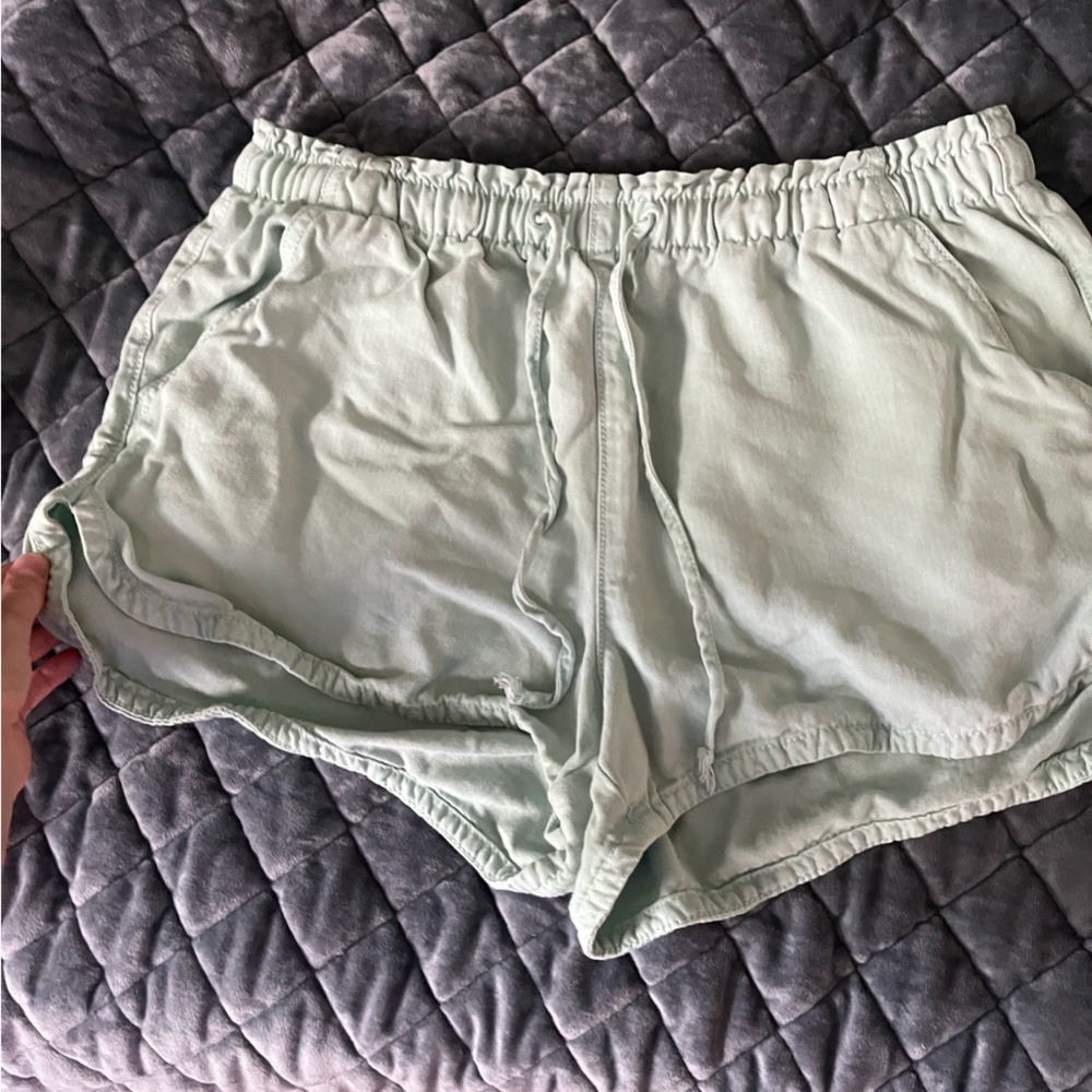 Women's Mint Green Shorts
